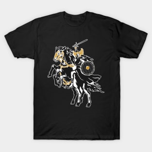 Valkyrie with sleipnir T-Shirt